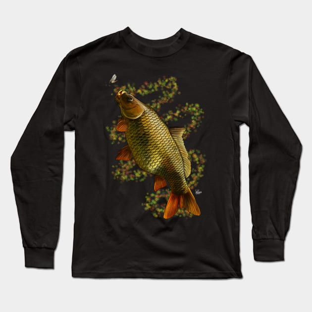 Carp Long Sleeve T-Shirt by Sandarmi